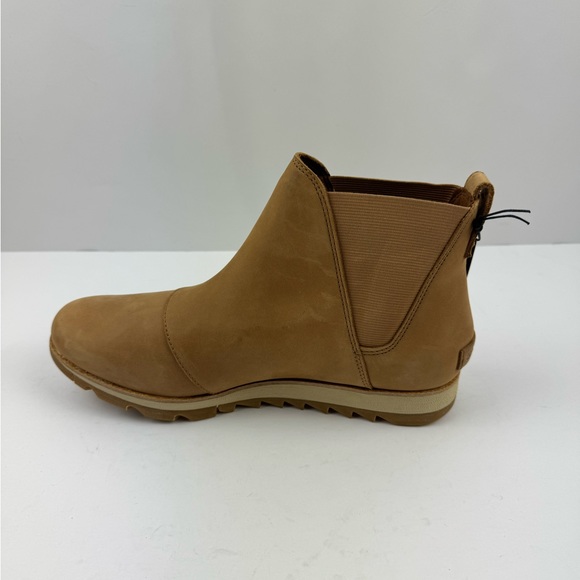 Sorel Women's Sz US 10 Joan Of Arctic Wedge Chelsea Suede Camel Boot NL4333-253 - Picture 4 of 7